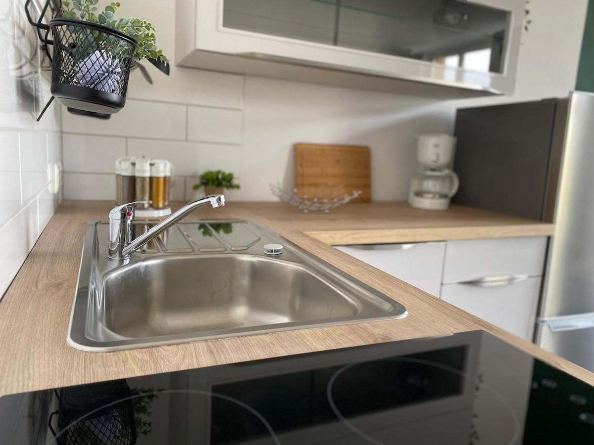 Stilvolles Loft Mit Kostenlosem Fahrrad Magdeburg Dış mekan fotoğraf