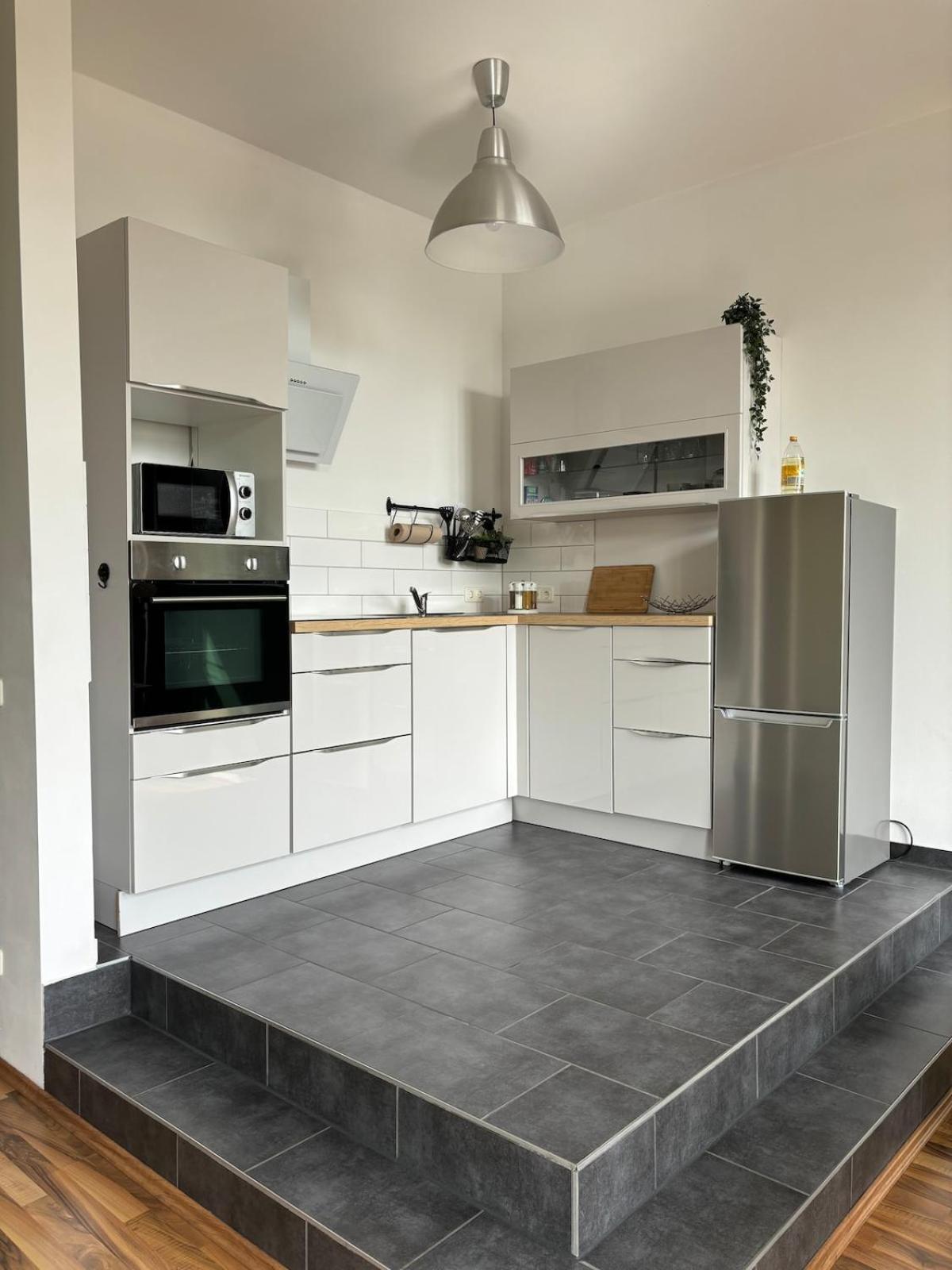 Stilvolles Loft Mit Kostenlosem Fahrrad Magdeburg Dış mekan fotoğraf